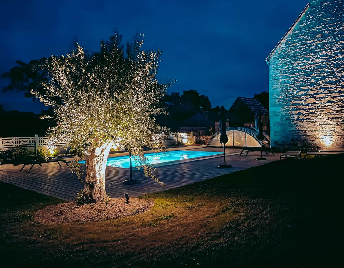 Piscine éclairée Perros-Guirec