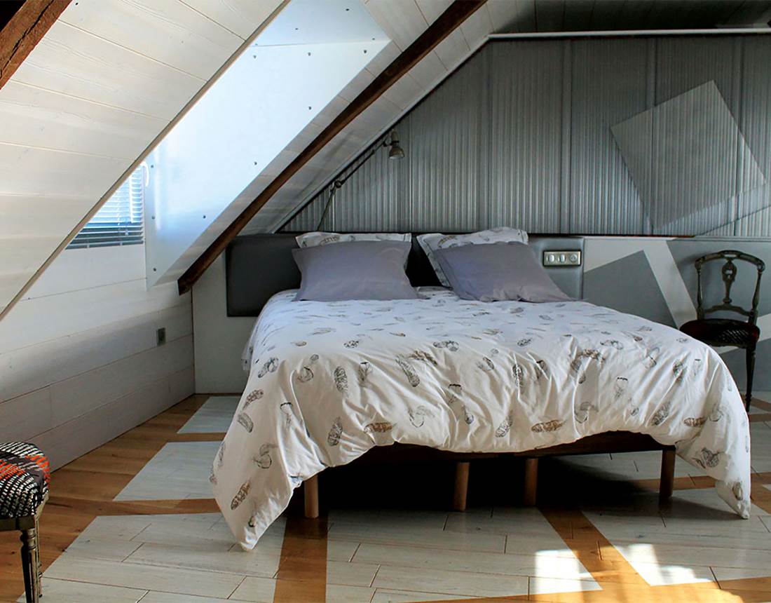 Chambre Carré blanc