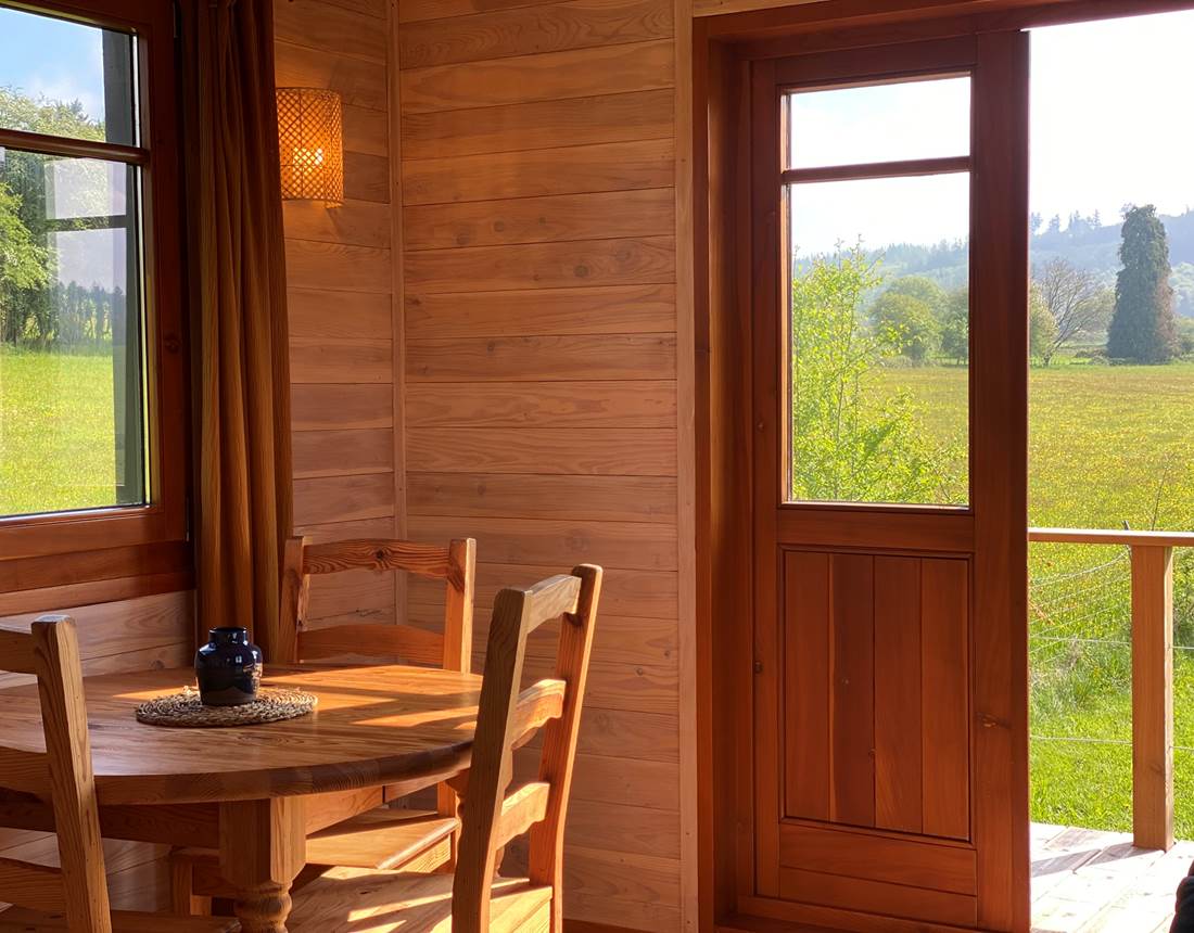 Les terres de la chouette, le coin repas