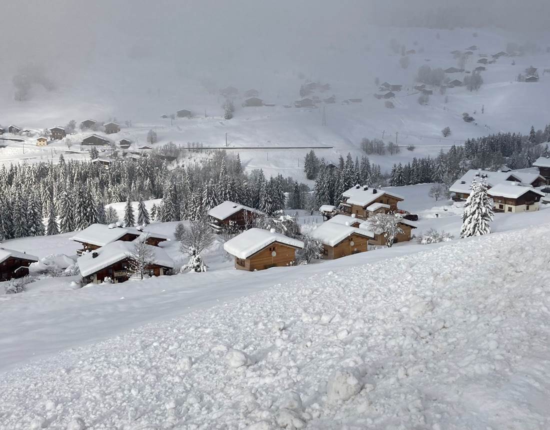 Retour hors pistes au chalet