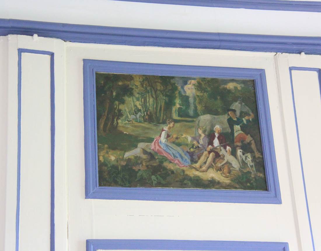 Suite L'Orangerie   trumeau de cheminée