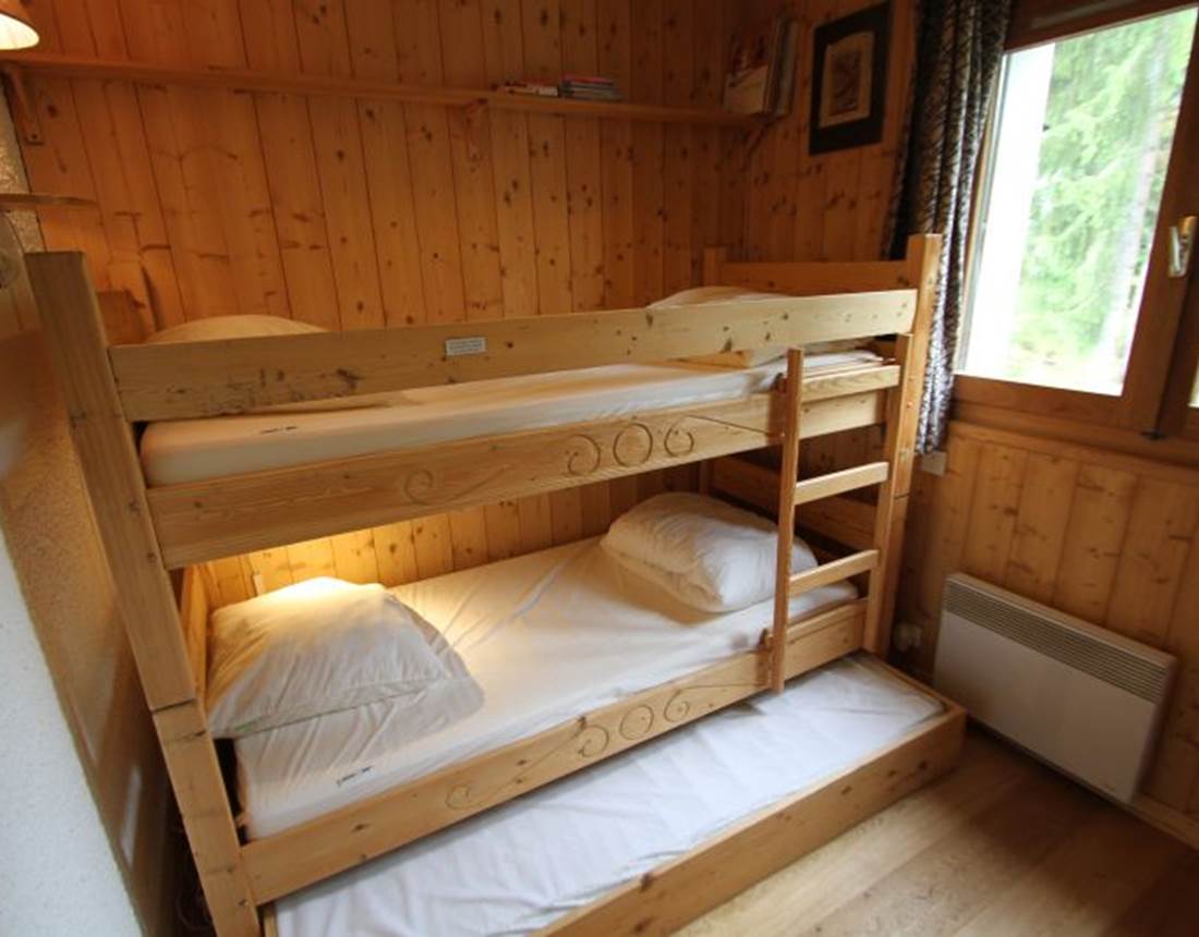 chambre avec lits superposés