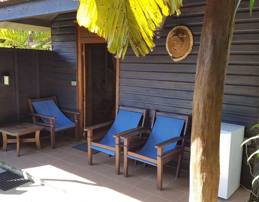 Extérieur bungalow confort "bleu"