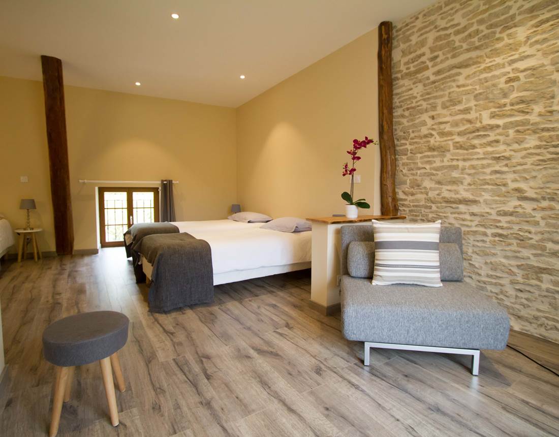 La Maison des Abeilles_chambre familiale Vougeot