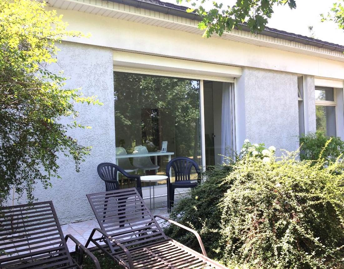 La terrasse de la chambre Jade