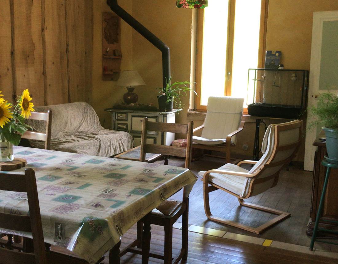 pièce commune - cuisine-salle à manger-salon