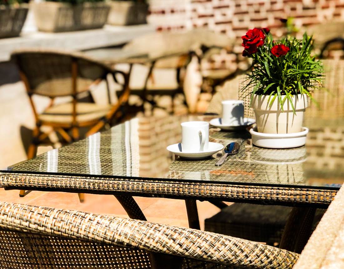 Terrasse de la Villa Perroy