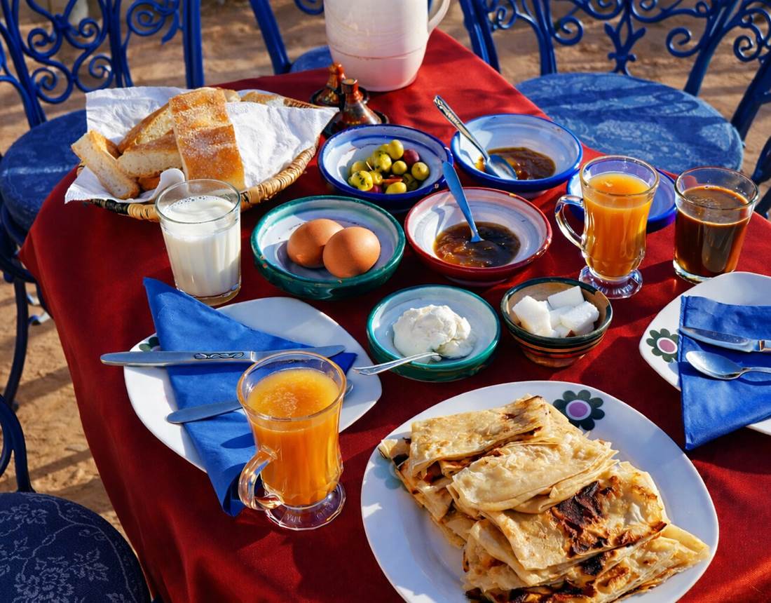 Petit-déjeuner marocain
