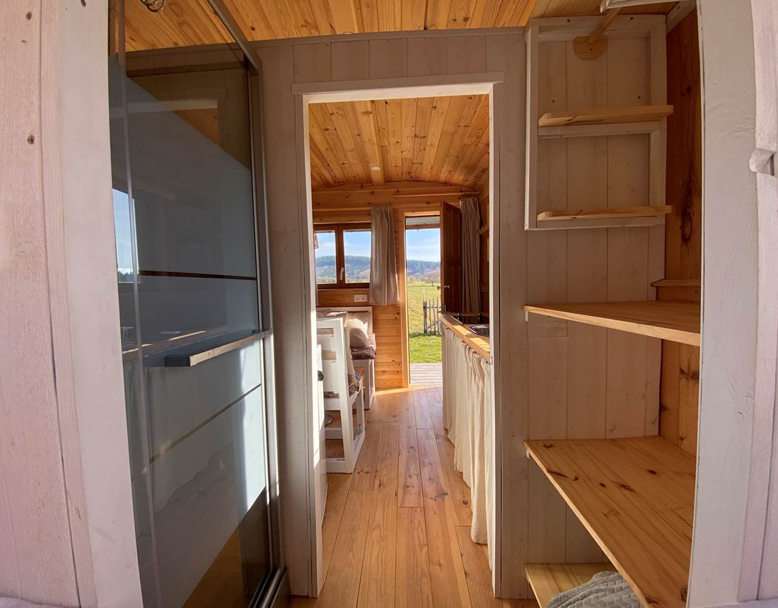 Les terres de la chouette, point de vue du lit