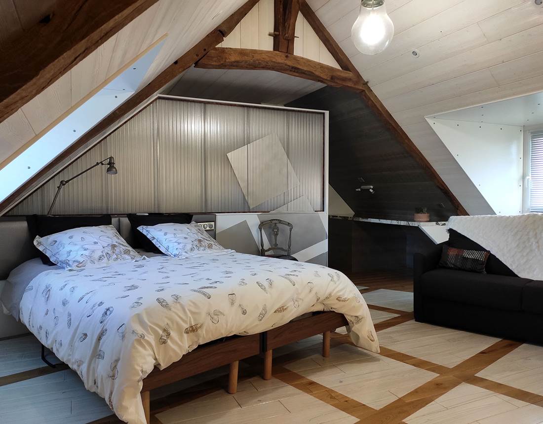 Chambre Carré blanc