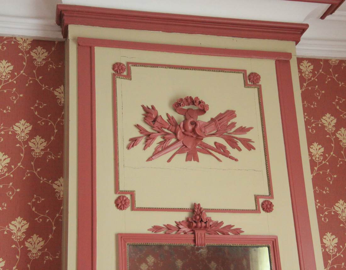 trumeau de cheminée Delavier