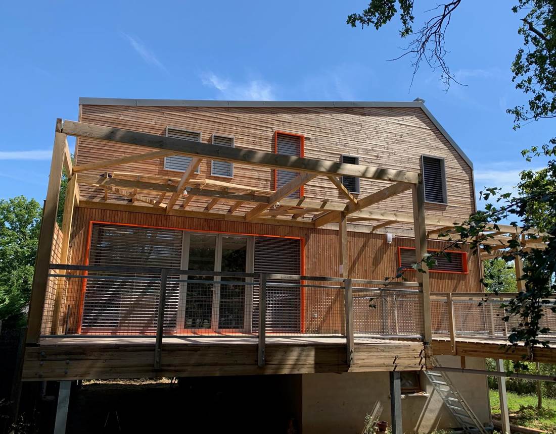 Vue de BLOASIS en été