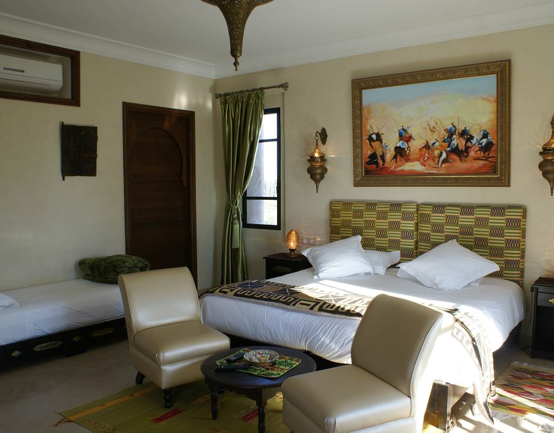 Suite Jade de la Kasbah Aalma d'Or à Marrakech  pour 1 couple et 1 enfant