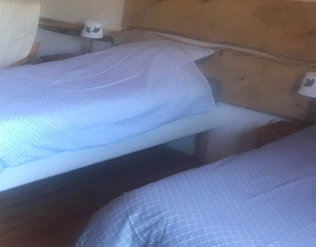 lit double divisé en 2 lits simples