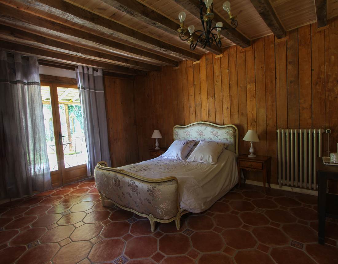 Chambre rez de chaussée terrasse privative