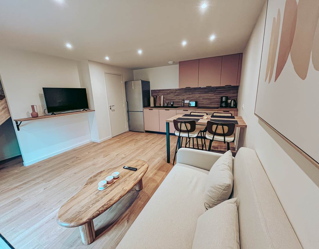 Cuisine ouverte Cottage Domaine du Mimosa