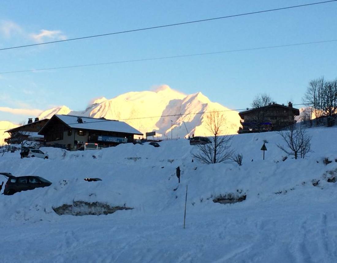 vue depuis le balcon en hiver