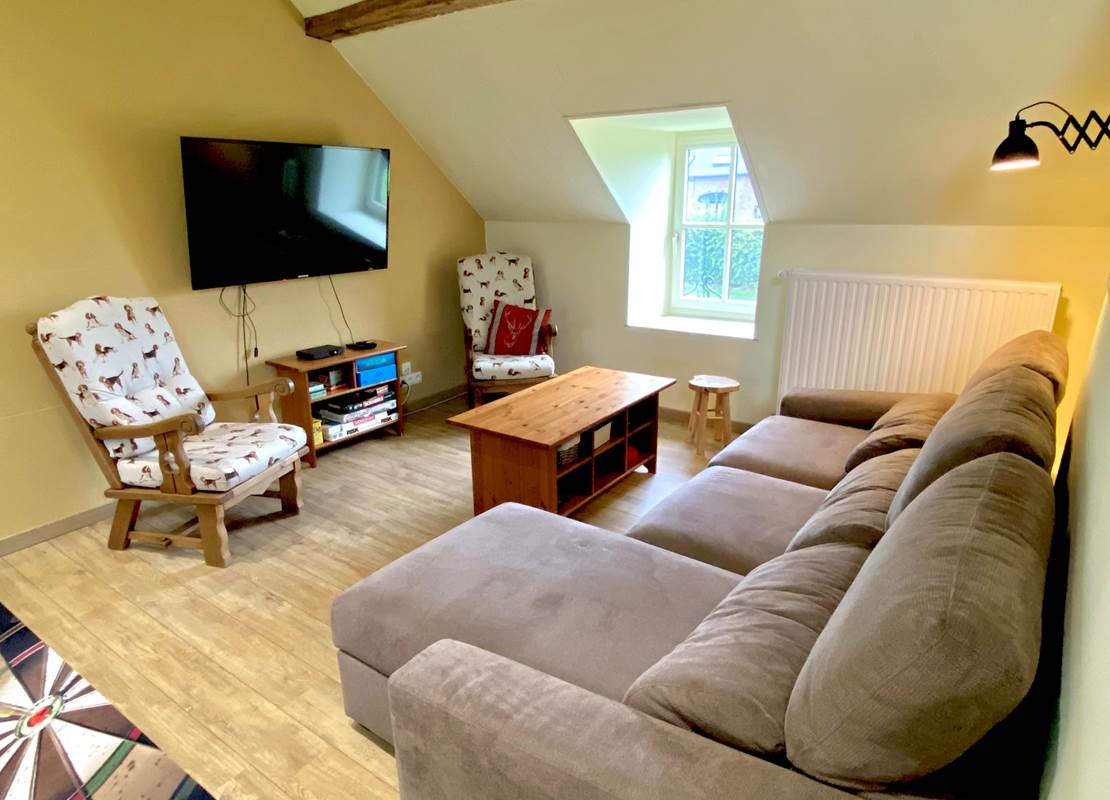 Salon cosy- gite la demoiselle ô bois