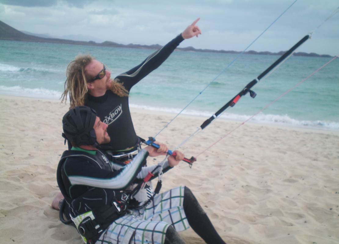 manipulation de l'aile au sol