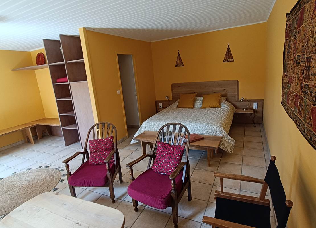 Chambre d'hôte double avec coin salon Compostelle