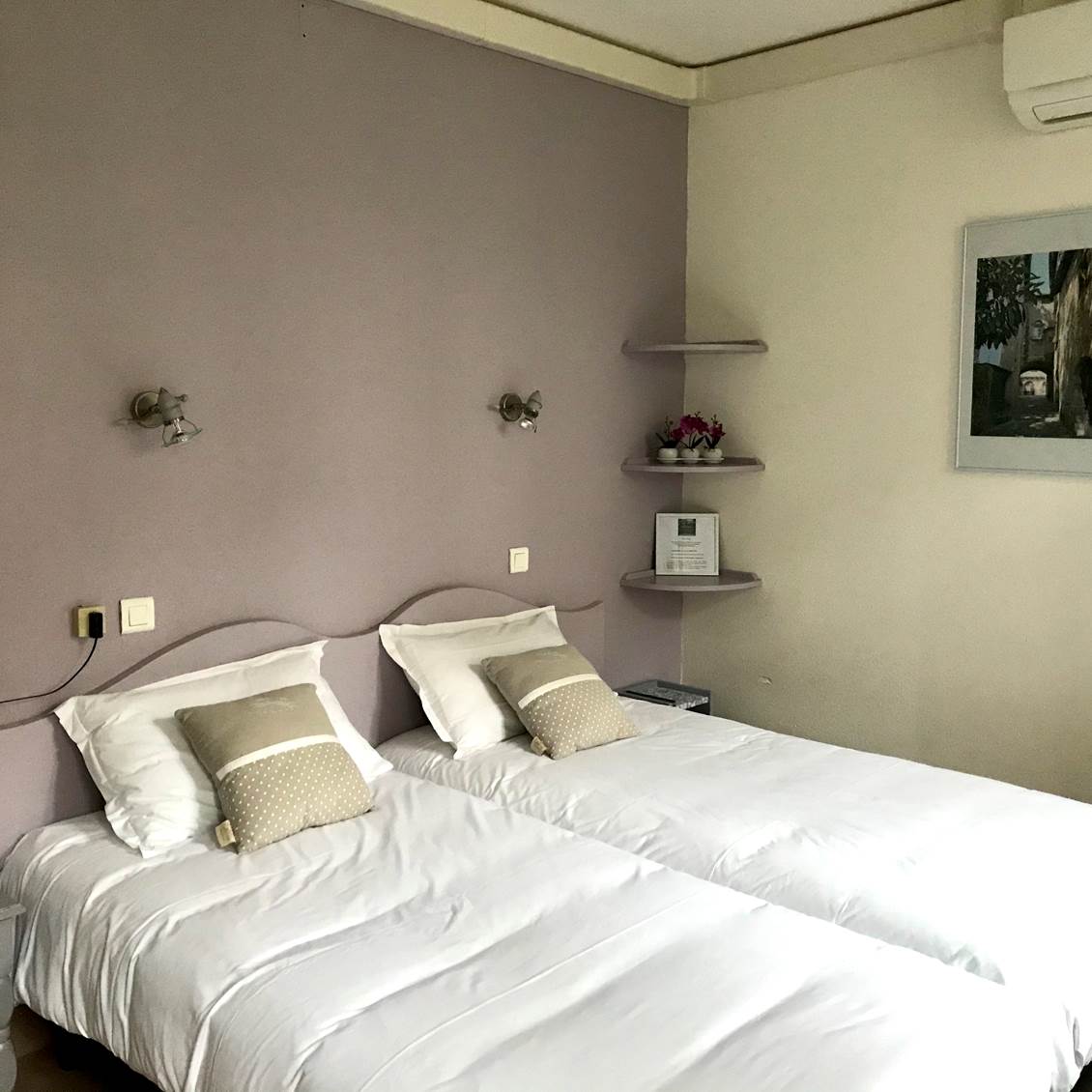 Chambre PMR lits jumeaux