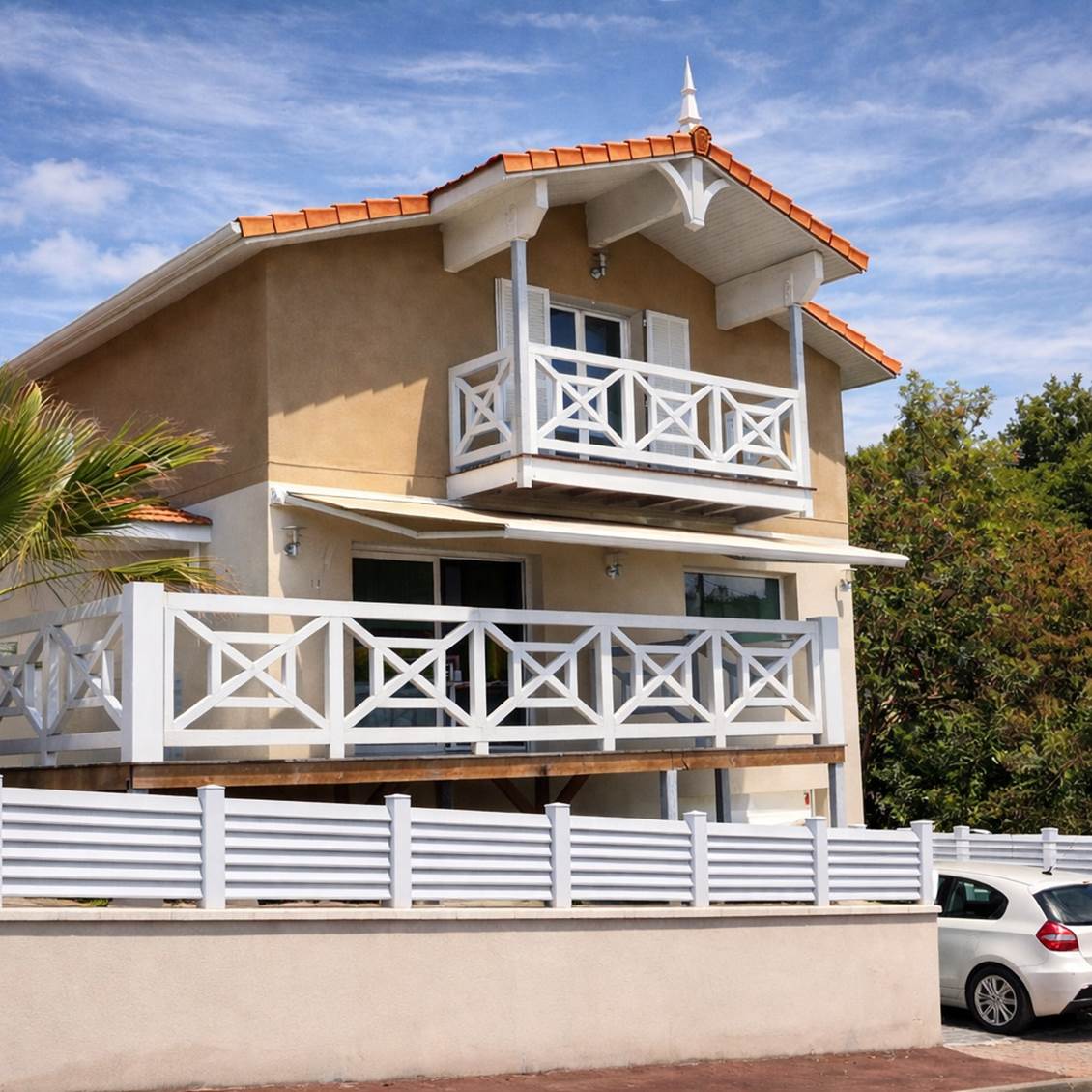 Façade de la villa Les Embruns d’Arcachon