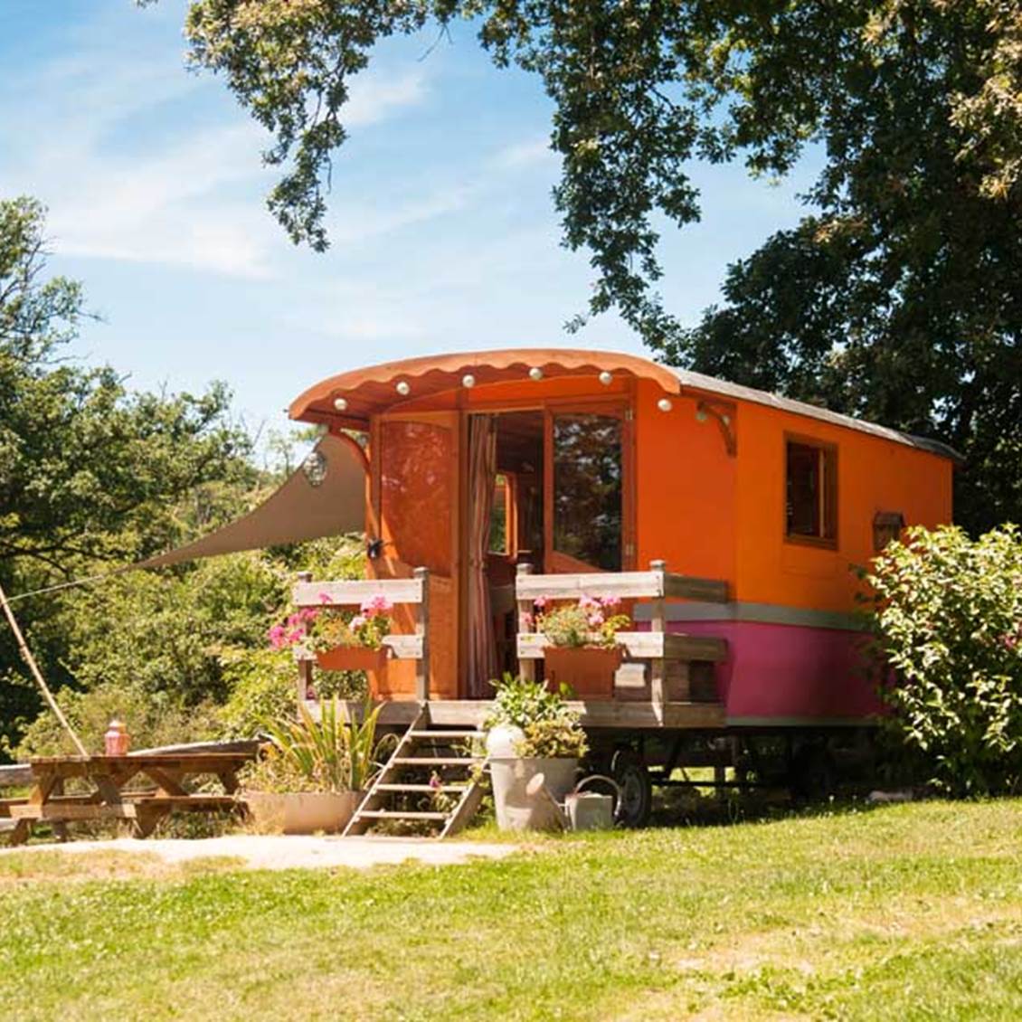 dormir en roulotte en limousin