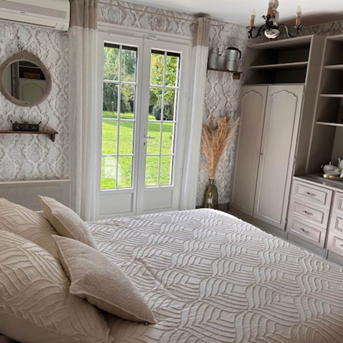 La vue sur la nature depuis la balle époque