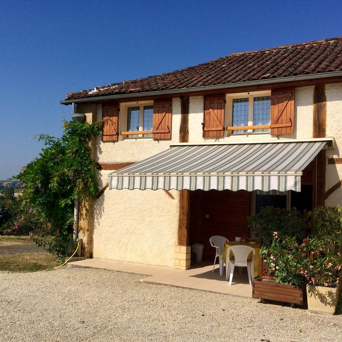 Vue extérieur du gîte