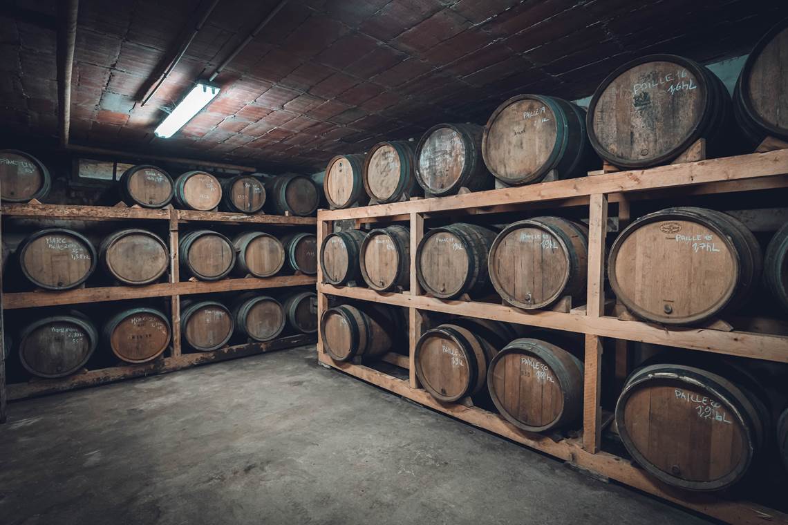 Cave à vin de paille
