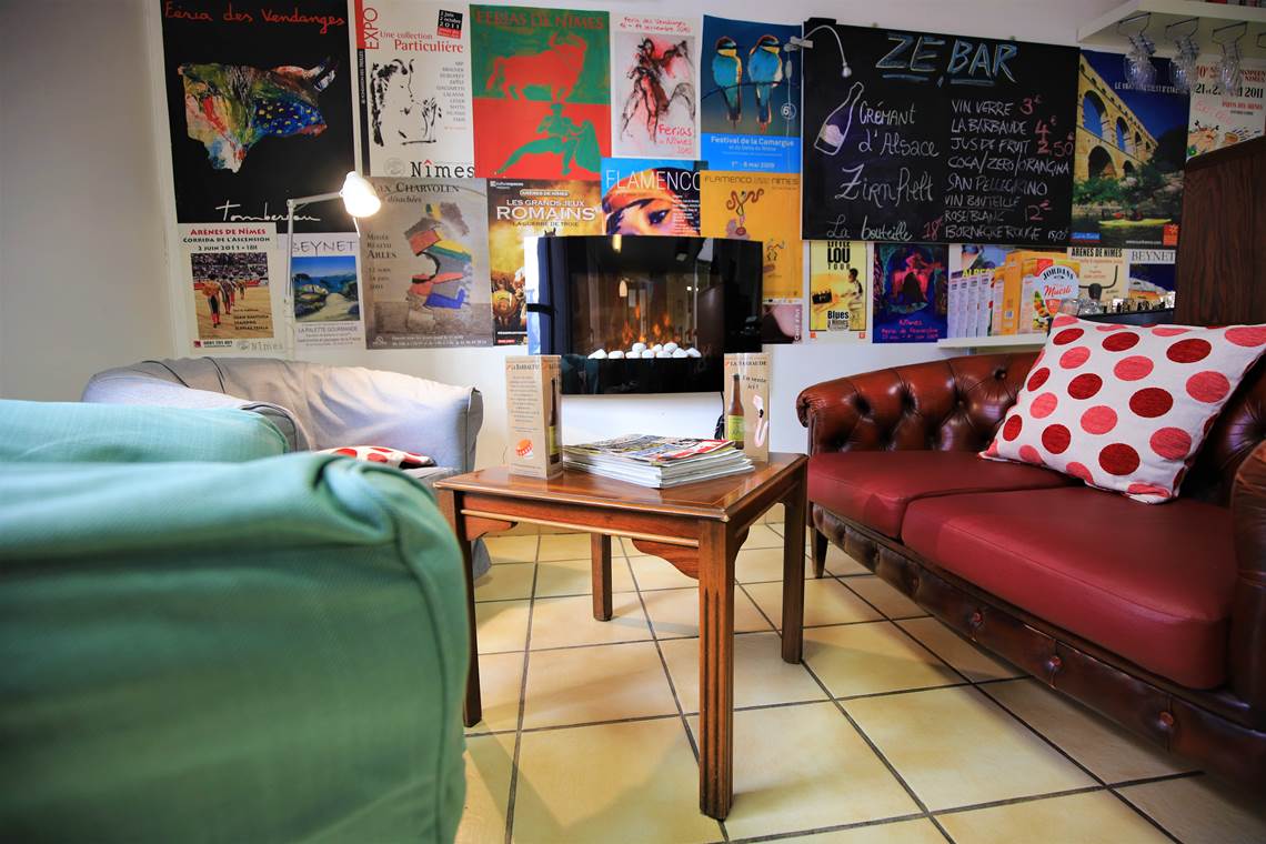 Hôtel des Tuileries - bar et coin salon