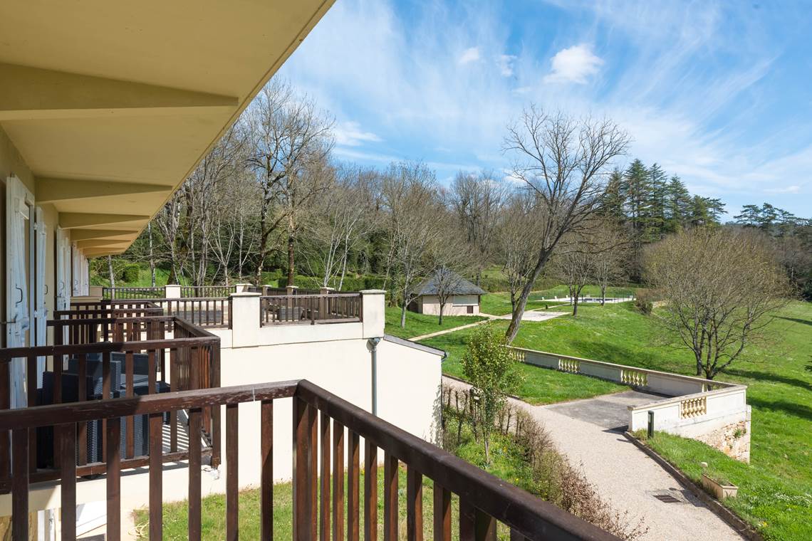 Balcon avec vue parc