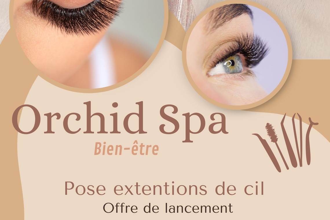 Brown and Beige Simple Beauty Spa & Salon Poster