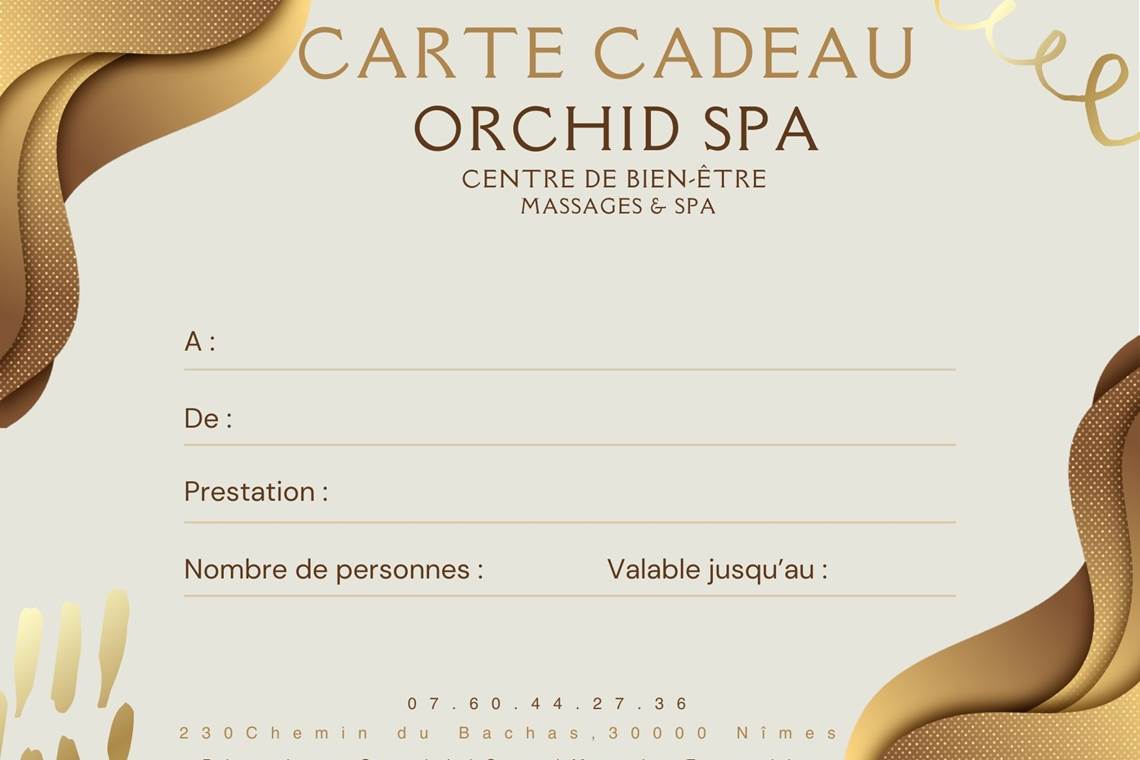 Gold Brown Minimalist Modern Gift Certificate