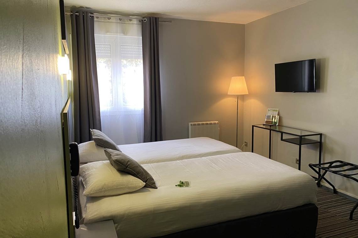 Chambre Lits Simples Confort - Vue sur Jardin