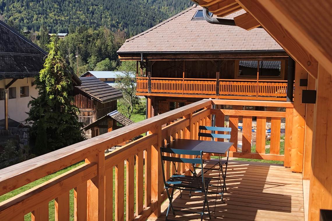 CHALET HOLTANNA - Vue du balcon
