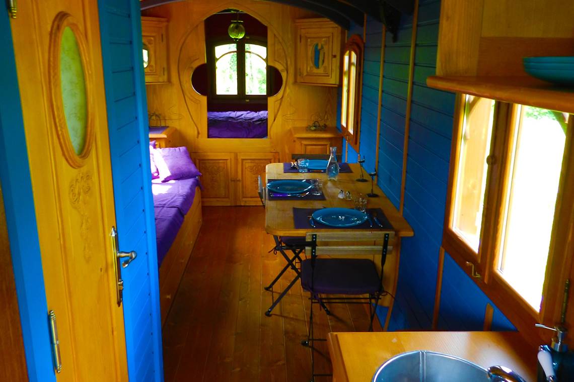 roulotte interieur
