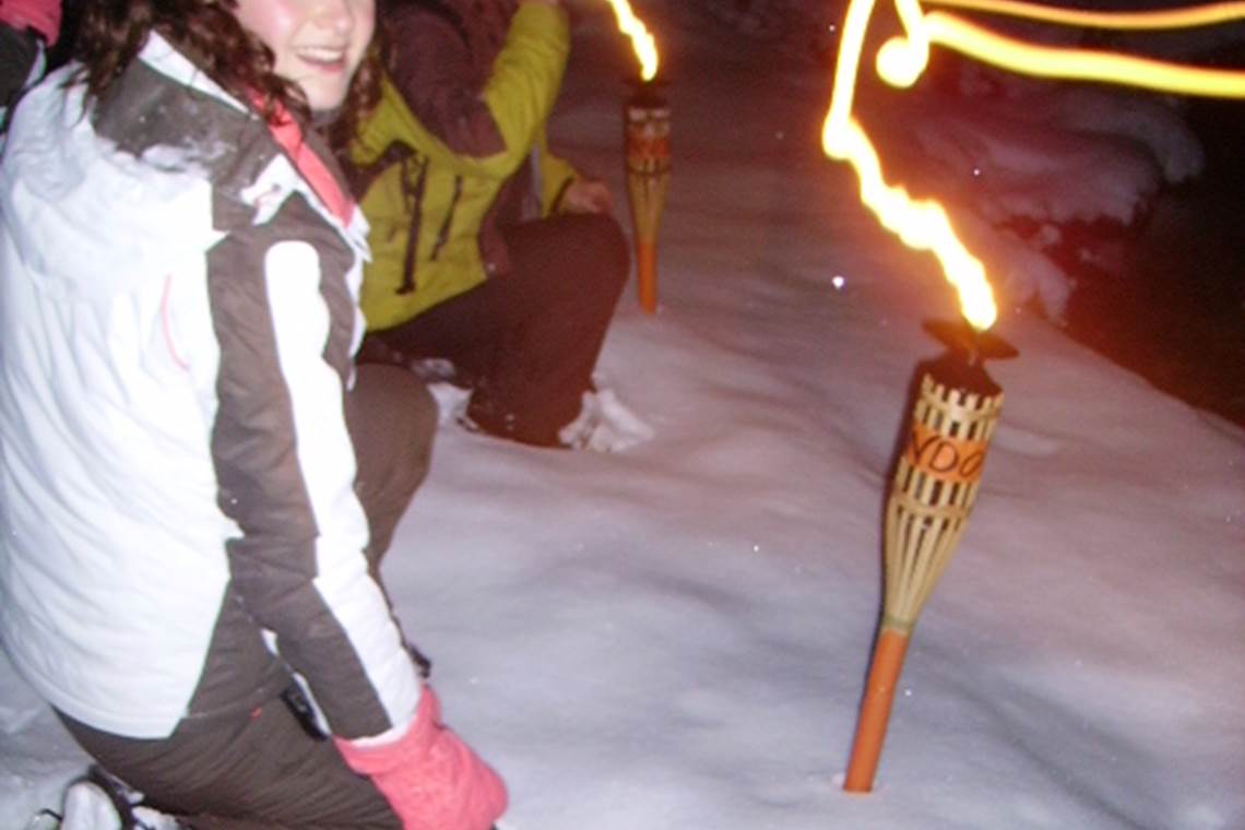 Balade nocturne aux flambeaux