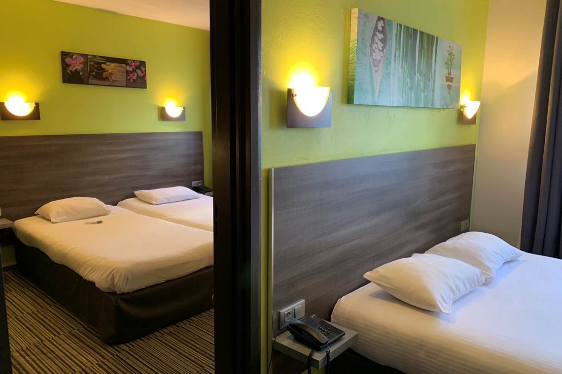 Chambres communicantes 5 personnes