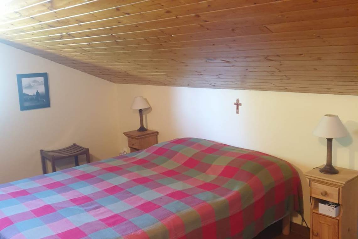 Appartement Marmotte (chambre de couple)
