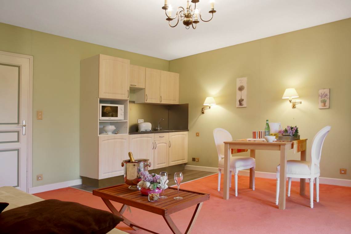 Gîte de charme Junior suite 35 - 36 séjour vue de Ch 35