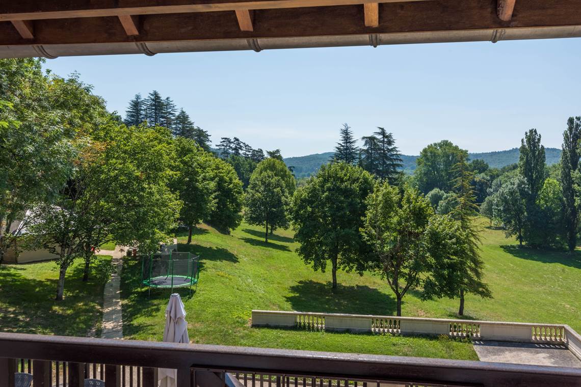 Junior suite et gîte de charme 35/36 chambre vue du balcon