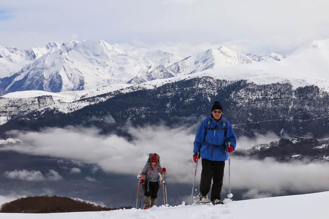 Randonnée hivernale sur les crêtes de Berbeillet