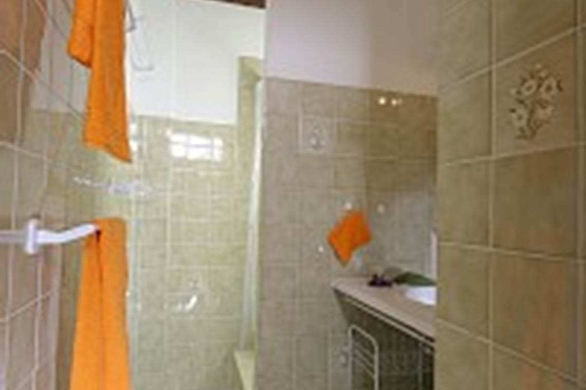 Salle de bain avec douche