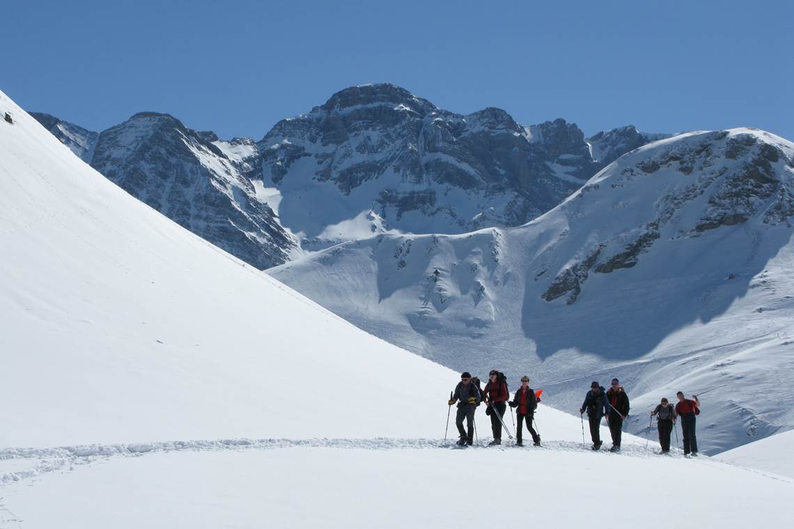 Randonnée à raquettes à Gavarnie