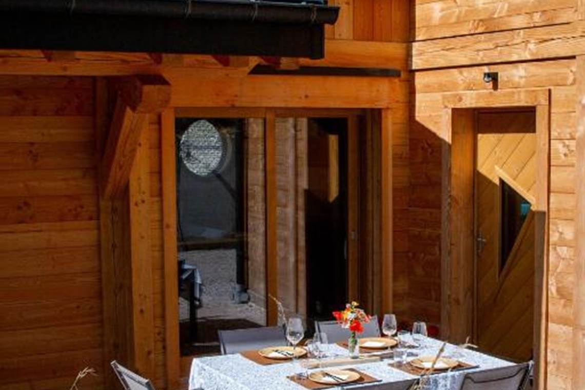 CHALET HOLTANNA - Terrasse arrière