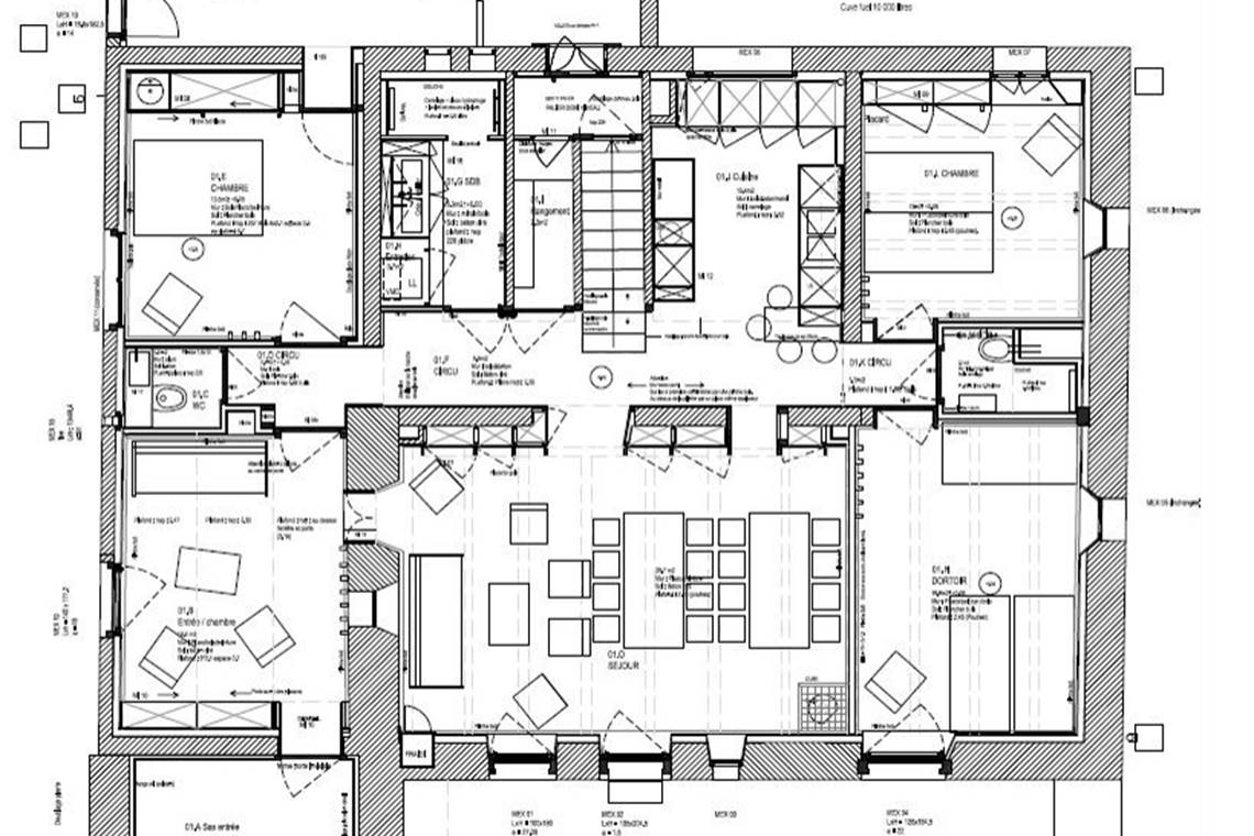 Appartement Saint Bernard (plan)