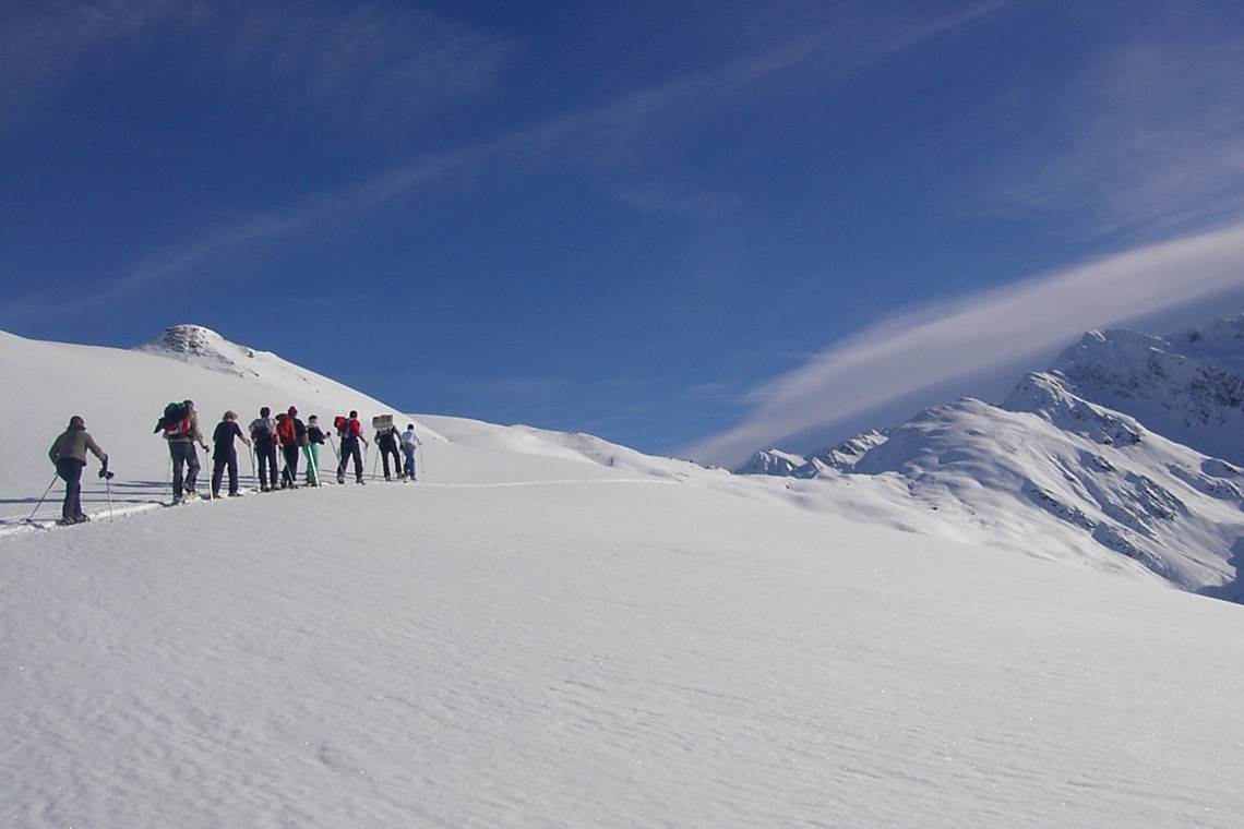 Randonnée hivernale sur les crêtes du Hautacam