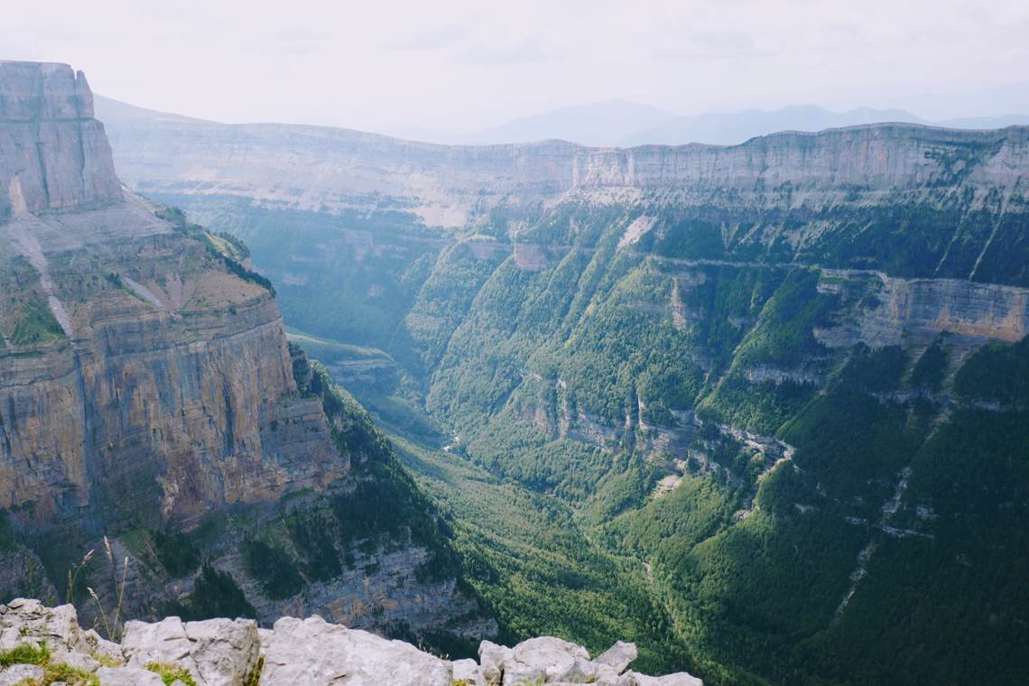 Canyon d'Ordesa depuis la vire des fleurs