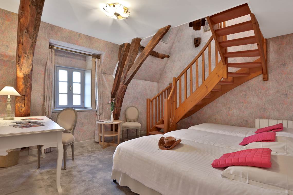 Chambre familiale suite mezzanine 16 bas avec 3 couchages